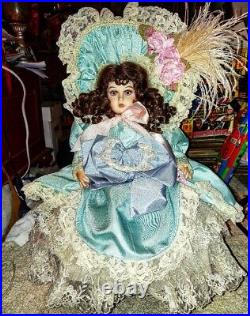 17 Porcelain Doll Mundia Jumeau Reproduction French Victorian