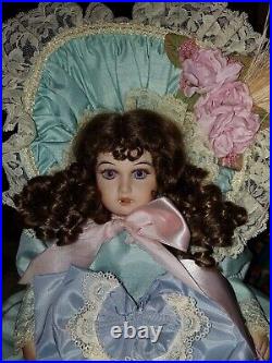 17 Porcelain Doll Mundia Jumeau Reproduction French Victorian