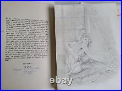 1957 PRELUDE CHARNEL ILLUSTRATED SIGNED by ARTIST antique FRENCH EROTIC
