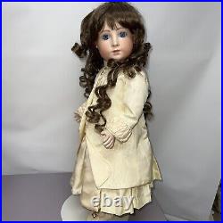 19.5 Antique French CM H Doll Repro Doll / Clothing By Mary K Stevens SA