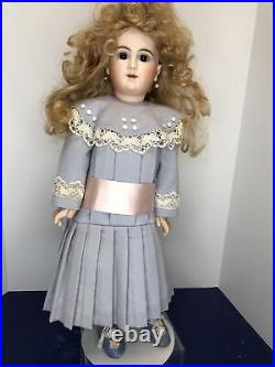 22 Antique French EJ 8 Jumeau Doll Repro Doll D. Szumal BR Eye Compo BJ body #L