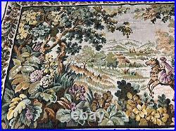 Antique French Tapestry Wall Hanging Goblins Medieval Tapestry 195 x 115 cm