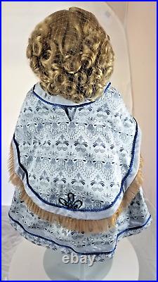 Antique Reproduction French Bisque Andre Thuillier A T Sz 9 Bebe DollNIOB