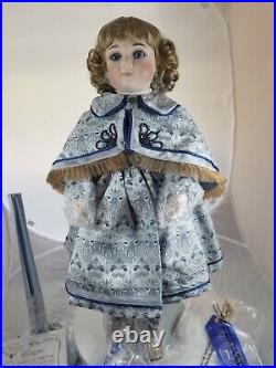 Antique Reproduction French Bisque Andre Thuillier A T Sz 9 Bebe DollNIOB