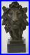 Art_Deco_by_French_Artist_Barye_Lion_Head_100_Solid_Bronze_Sculpture_Figurine_01_ojr