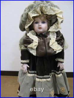 Bisque doll Repro Collectors Doll CD-102 JUMEAU Antique French Doll With Box F/S