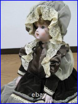 Bisque doll Repro Collectors Doll CD-102 JUMEAU Antique French Doll With Box F/S