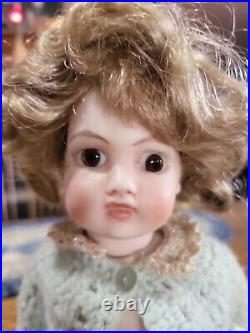 Doll Artist Reproduction All Bisque French Bru Jne Doll 8 1/2