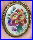 French_Antique_Victorian_Artist_Hand_Painted_Bouquet_of_Flowers_signed_Brooch_01_uk