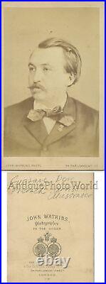French artist Gustave Dore antique CDV photo