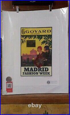 Goyard, Madrid Fashion Week. AP. Print, 22'x 15'x Signed Fairchild Paris