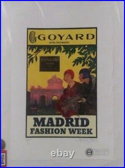 Goyard, Madrid Fashion Week. AP. Print, 22'x 15'x Signed Fairchild Paris