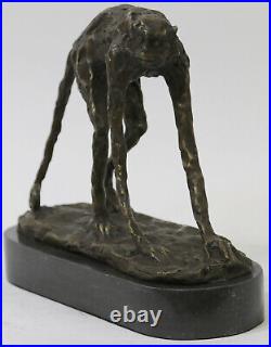 Handcrafted Ape Monkey by French Artist Milo 100% Solid Bronze Statue Figurine