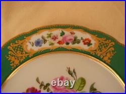JULIENNE, ANTIQUE FRENCH PARIS HAND PAINTED PORCELAIN PLATE, EARLY 19th CENTURY