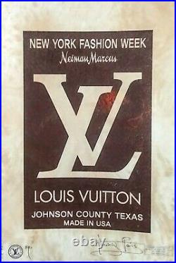 LV'Louis Vuitton, Texas', Artist Proof, 22'x 15'x Signed Fairchild Paris