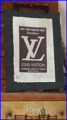 LV'Louis Vuitton, Texas', Artist Proof, 22'x 15'x Signed Fairchild Paris