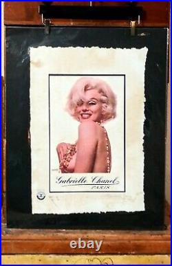 Marilyn Monroe, Gabrielle Chanel Paris, Artist Proof 22'x15'x By Fairchild Paris