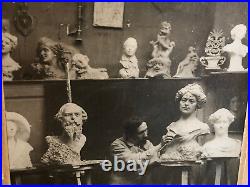 Photo Artist Sculptor With Identify Toulouse 1915 Antique French Photography