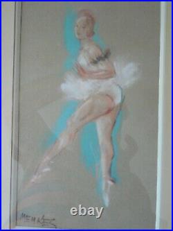 Sigmund (Zygmunt) Menkes American Polish artist Dancing French Ballerina