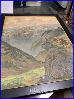 Suisse Canada, signed French Artist JOB, 1900 limited edition lithogra
