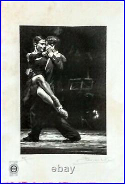 Tango, Argentina. Artist Proof (AP.) Print, 22'x 15'x Signed Fairchild Paris