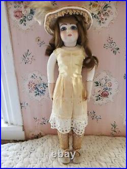 Vintage 18 Reproduction French Bru Jne Bebe Doll Stunning! La Corks 1970