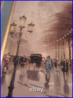 Vintage Paris Oil Painting by Phillipe Marchand French Artist